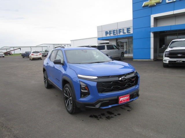 2025 Chevrolet Equinox RS in Reef Blue Metallic — front three-quarter view