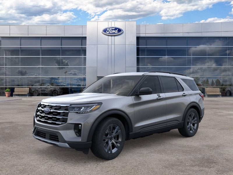 2026 Ford Explorer Active w/200A Pkg in Carbonized Gray Metallic — front three-quarter view