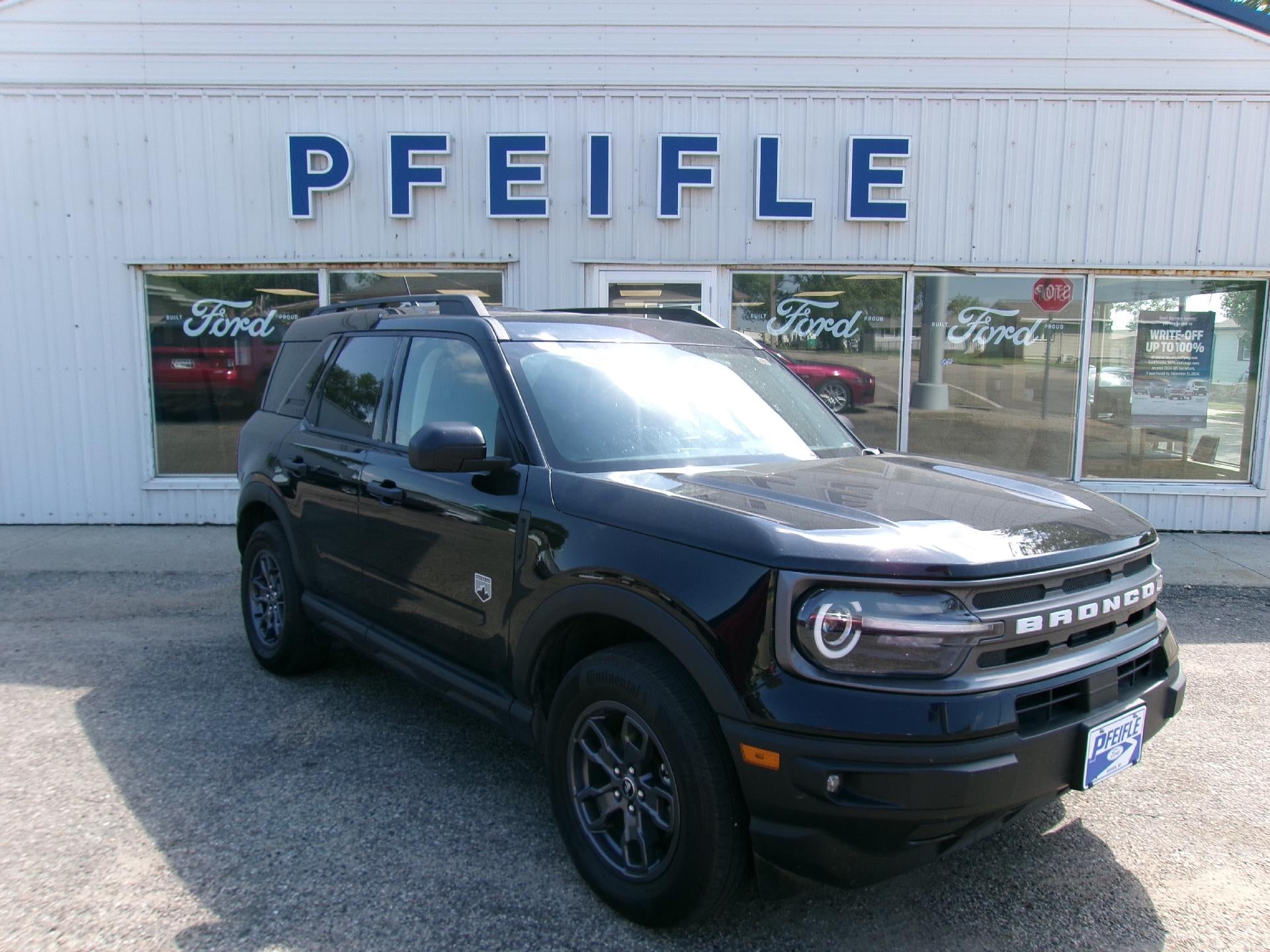 2023 Ford Bronco Sport Big Bend in Shadow Black — front three-quarter view