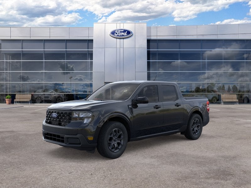 2026 Ford Maverick XLT in Shadow Black — front three-quarter view
